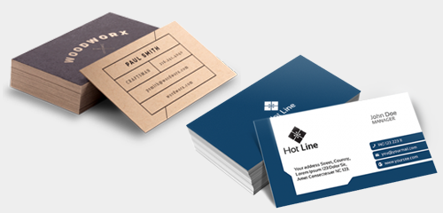 Cartes d'affaires haut de gamme